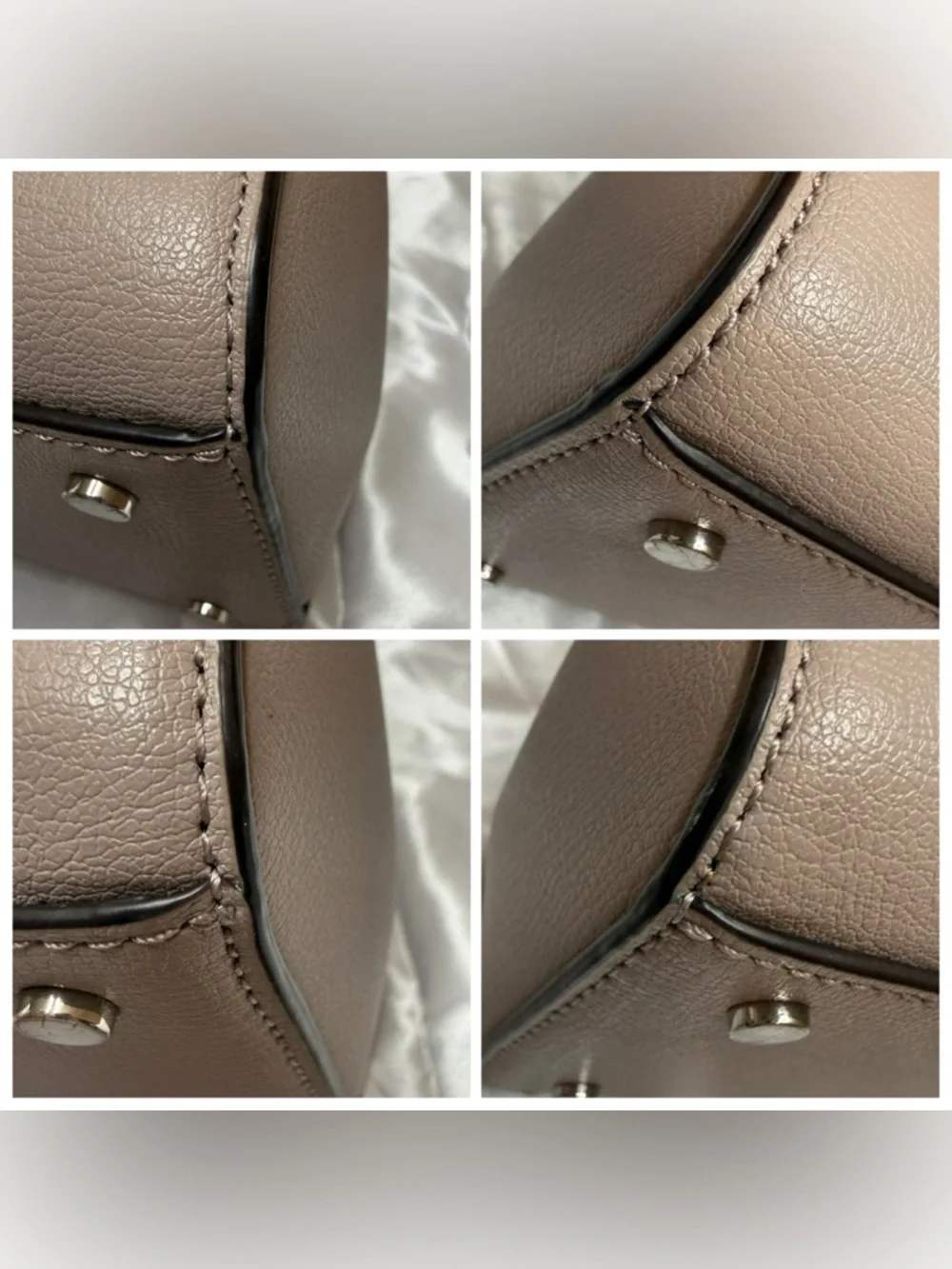 Kate Spade New York Pebbled Leather Top Handle Satchel Structured Bag